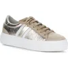 Bos. & Co. Monic Platform Sneaker In Tan/gold/white