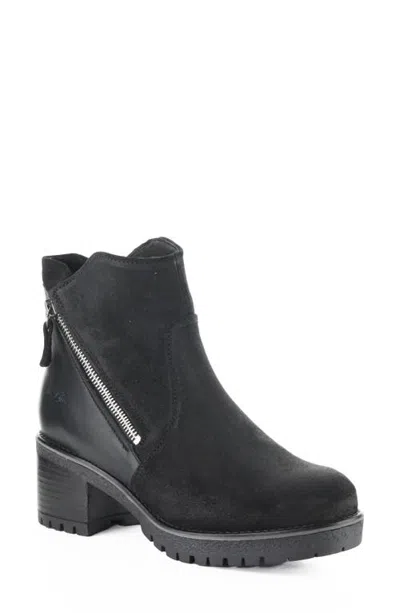 Bos. & Co. Mora Leather Bootie In Black