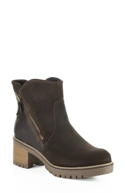Bos. & Co. Mora Leather Bootie In Brown