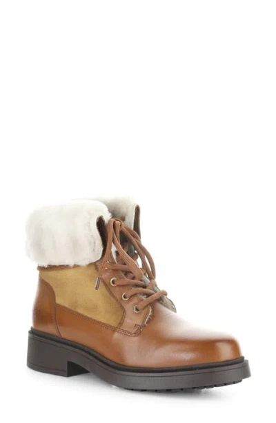 Bos. & Co. Nyssa Waterproof Genuine Shearling Boot In Brown