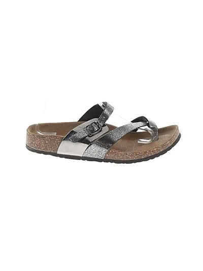 Pre-owned Bos. & Co. Sandals In Silver