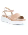 Bos. & Co. Shasta Ankle Strap Platform Sandal In Brown