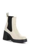 Bos. & Co. Veil Waterproof Platform Bootie In Neutral
