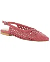 Bos. & Co. Willow Slingback Cap Toe Flat In Pink