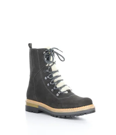Bos. & Co. Women's Ada Round Toe Boots In Grey/beige
