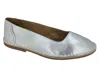 Bos. & Co. Women's Banu Slip-on Flat In Silver In Silver