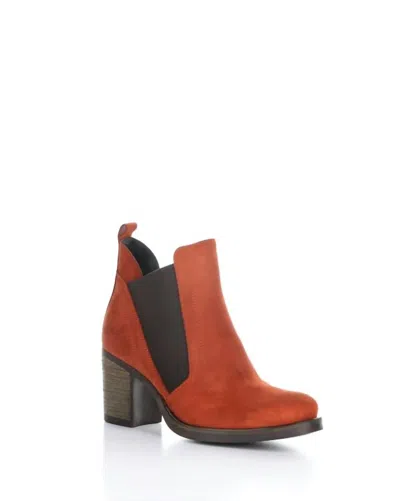Bos. & Co. Women Bellini Chelsea Suede Boot In Terra Cotta In Orange