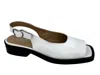 Bos. & Co. Elena Slingback Flat In White
