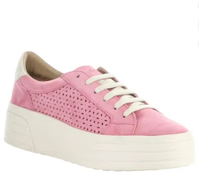 Bos. & Co. Lotta Suede Sneaker In Pink