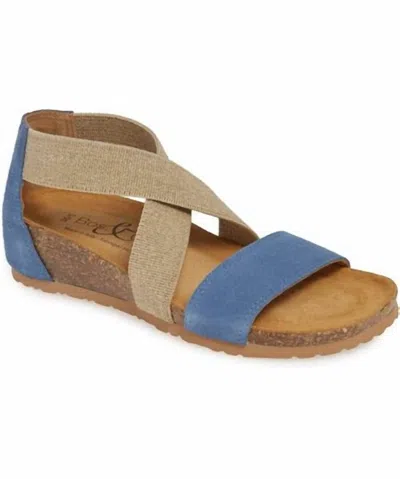 Bos. & Co. Women's Luki Sandals In Jeans In Multi