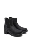 Bos. & Co. Mercy Waterproof Zip Bootie In Black