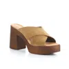 Bos. & Co. Women's Wilma Platforms In Cognac In Multi