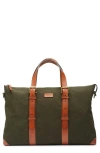 BOSCA ARNO SLIM RECYCLED NYLON & LEATHER TOTE