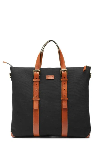 Bosca Brenta Nylon Tote In Black