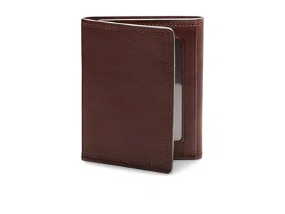 Bosca Dolce Collection - Double I. D. Trifold Wallet Handbags Dark Brown: One Size