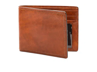 Bosca Dolce Collection - Executive I. D. Wallet Wallet Handbags Amber: One Size In Brown