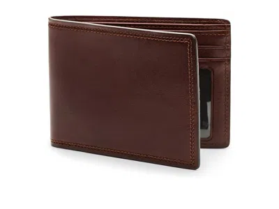 Bosca Dolce Collection - Executive I. D. Wallet Wallet Handbags Dark Brown: One Size