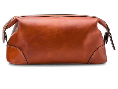 Bosca Dolce Collection - Shave Kit Wallet Amber: One Size In Brown