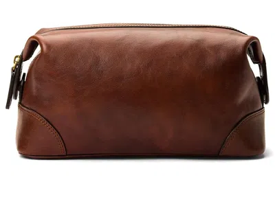 Bosca Dolce Collection - Shave Kit Wallet Dark Brown: One Size