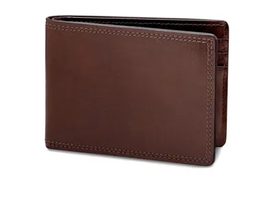 Bosca Dolce Collection - Small Bifold Wallet Bi-fold Wallet Dark Brown: One Size