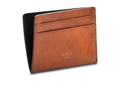 Bosca Dolce Collection - Weekend Wallet Wallet Handbags Amber: One Size In Brown