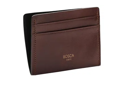 Bosca Dolce Collection - Weekend Wallet Wallet Handbags Dark Brown: One Size