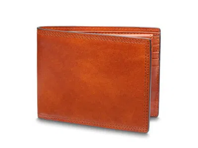 Bosca Dolce Italia Credit Wallet W/id Passcase In Amber