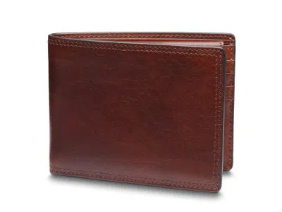 Bosca Dolce Italia Credit Wallet W/id Passcase In Dark Brown