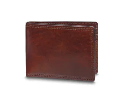 Bosca Dolce Italia Small Bifold Wallet In Dark Brown
