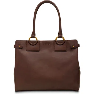 Bosca Marziari The Madison Tote In Brown