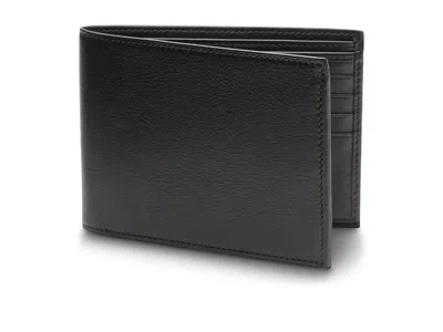 Bosca Nappa Vitello Collection - Continental Id Wallet Bi-fold Wallet Black Leather: One Size