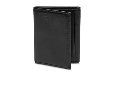 Bosca Nappa Vitello Collection - Trifold Wallet Bill-fold Wallet Black Leather: One Size