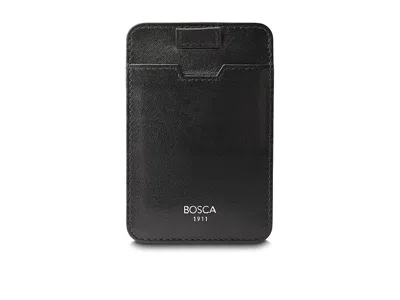 Bosca Nappa Vitello - Pull Tab Card Case Wallet Handbags Black: One Size