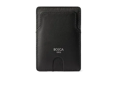 Bosca Nappa Vitello - Slim Card Case Wallet Handbags Black: One Size