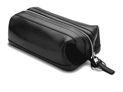 Bosca Old Leather Collection - 10 Zipper Utilikit Wallet Black Leather: One Size