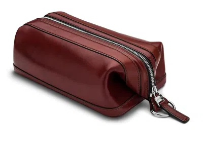 Bosca Old Leather Collection - 10 Zipper Utilikit Wallet Dark Brown Leather: One Size