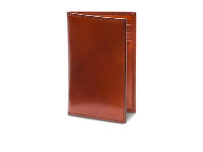 Bosca Old Leather Collection - 8 Pocket Credit Card Case Wallet Amber: One Size In Brown
