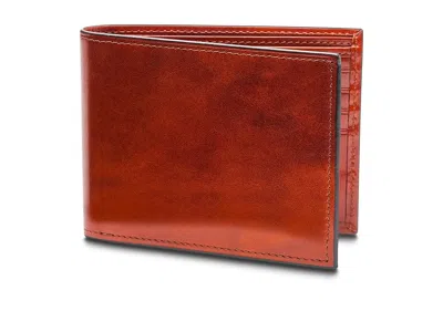 Bosca Old Leather Collection - Continental Id Wallet Bi-fold Wallet Cognac Leather: One Size In Brown