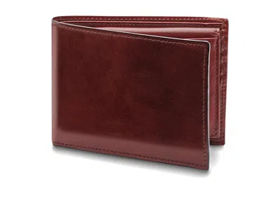 Bosca Old Leather Collection - Credit Wallet W/ Id Passcase Bi-fold Wallet Dark Brown Leather: One Size