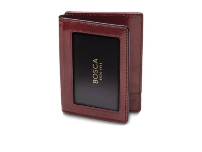 Bosca Old Leather Collection - Front Pocket Wallet Bill-fold Wallet Dark Brown Leather: One Size