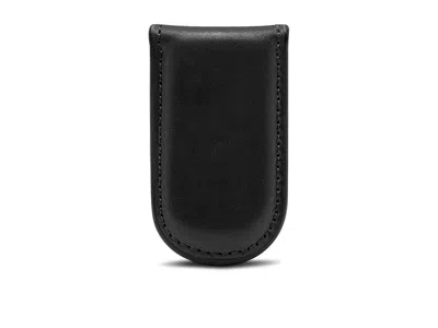 Bosca Old Leather Collection - Magnetic Money Clip Wallet Black Leather: One Size