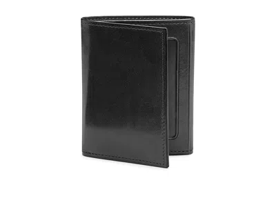 Bosca Old Leather Collection - Trifold Wallet Bill-fold Wallet Black Leather: One Size