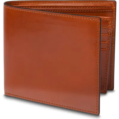 Bosca Old Leather Italia Euro 8 Pocket Deluxe Executive Wallet W/ Passcase In Amber