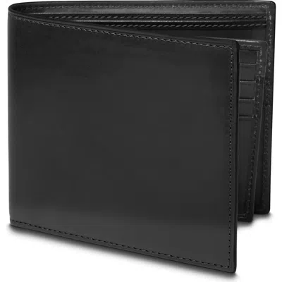 Bosca Old Leather Italia Euro 8 Pocket Deluxe Executive Wallet W/ Passcase In Black