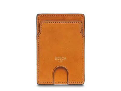 Bosca Old Leather Slim Card Case In Saddle