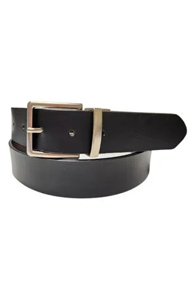 Bosca Reversible Smooth Leather Belt In Black/brown