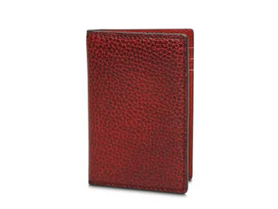 Bosca Roma Italia 8 Pocket Credit Card Case In Burgundy
