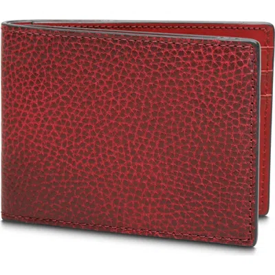 Bosca Roma Italia Small Bifold Wallet In Burgundy