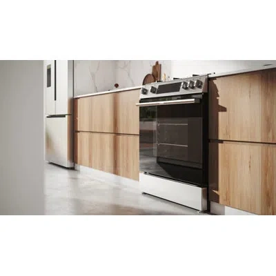 Bosch 100 Series Kitchen Package With Gas Range In Stainless Steel;black
