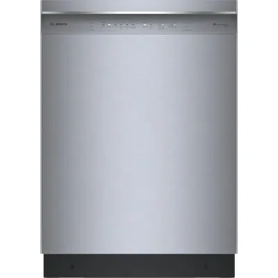 Bosch 24" Recessed Handle 300 Series Dishwasher, Energy Star In Stainless Steel